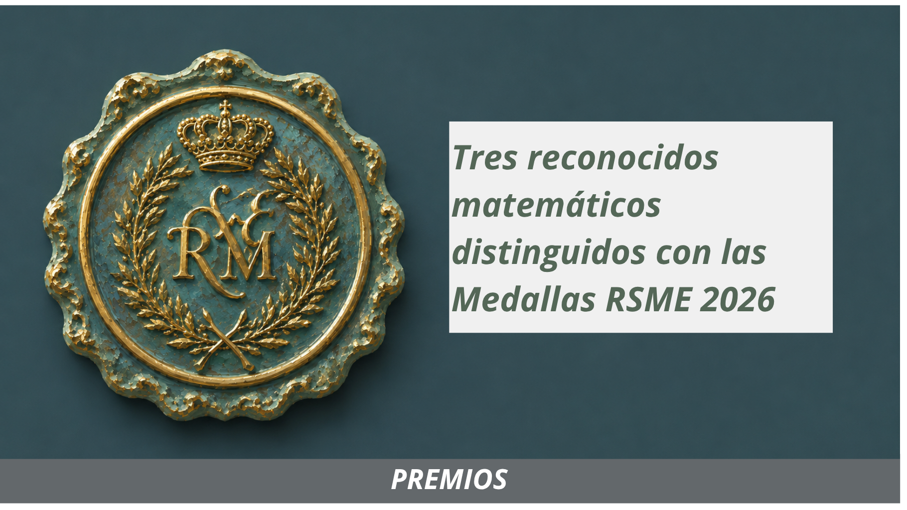 Medallas RSME 2026